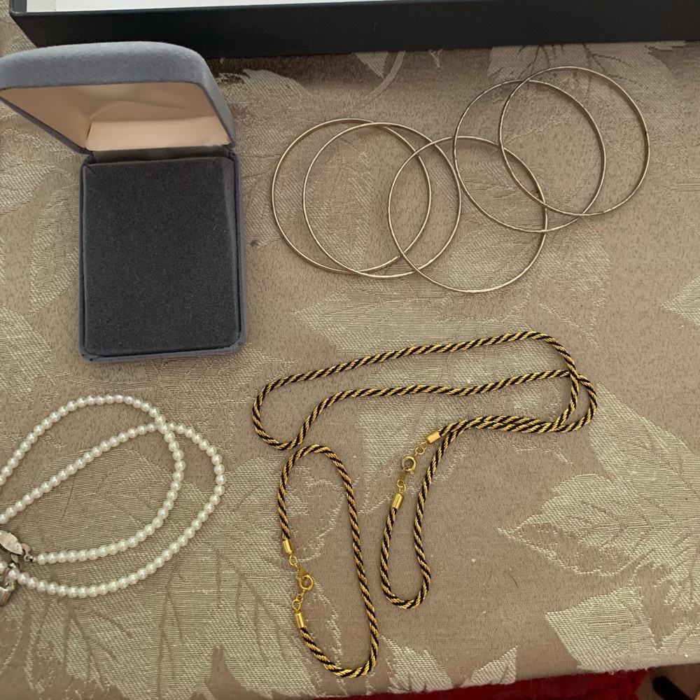 Assorted costume jewelry